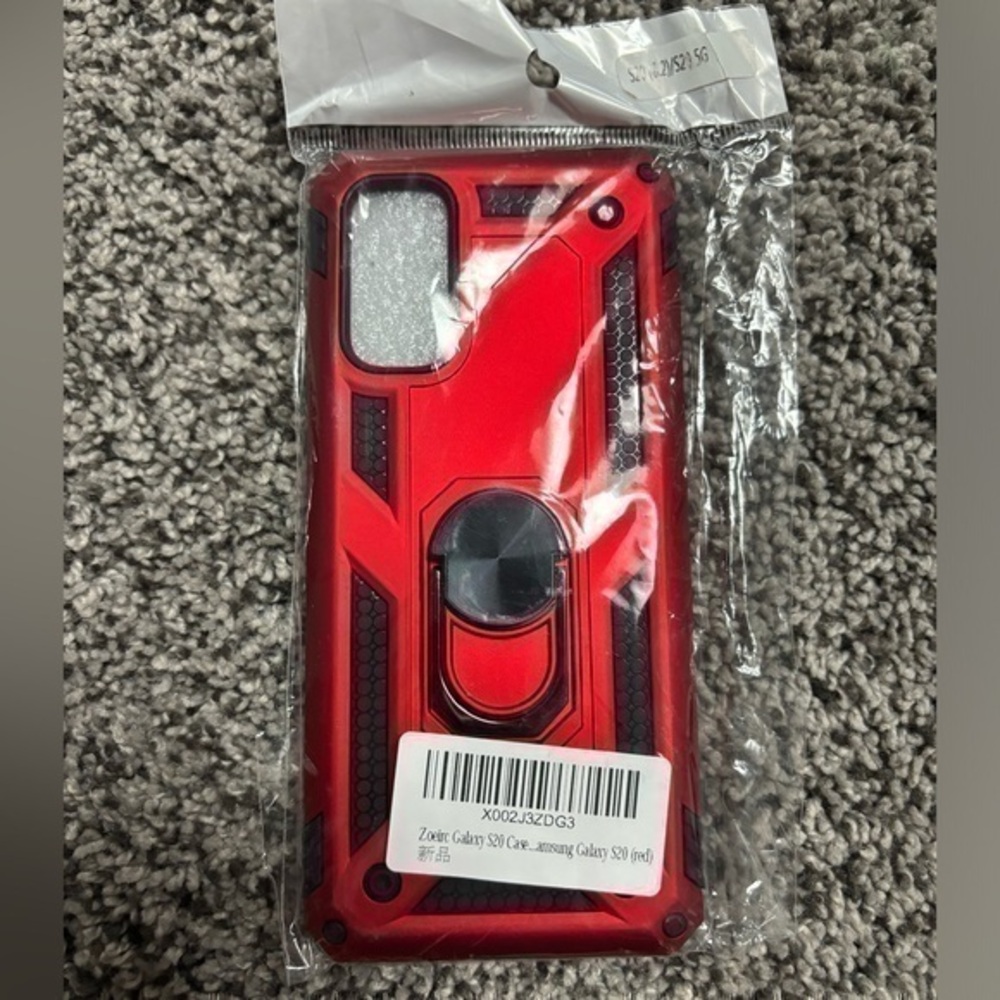 NEW Zoeirc Galaxy 520 Case.amsung Galaxy S20 (red)